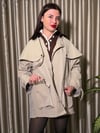 Şal Yaka Oversize Mont