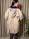 Şal Yaka Oversize Mont