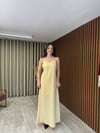 Saten Elbise Karol Marka (Sarı-Mavi)