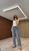 Straıght Fıt Taşlı Jean