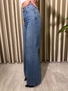 Taşlı Bol Paça Jean