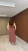 V Yaka Kemerli Kemerli Elbise