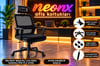 Neonx Belinay Başlıklı Çalışma Koltuğu Plastik Ayaklı 