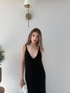 Askılı Astarlı Dantel Elbise Siyah 2318
