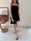 Askılı Bel Drape Detay Şortlu Elbise Siyah 2304