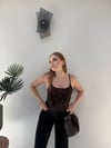 Askılı Fiyonk Detay Atlet Acı Kahve 2364