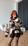 Batik Desen Oversize Kazak Kahve 2574