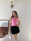 Degaje Yaka Omuz Aksesuar Detay Sandy Bluz Pembe 2311
