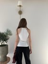 Halter Yaka Dantel Detay Modal Bluz Beyaz 2251