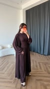 Hırka Crop ve Pantolonlu 3lü Takım Acı Kahve 2397