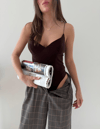 İp Askılı Bodysuit Kahve 2061
