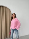 İSPANYOL KOL SALAŞ YUMOŞ TRİKO PEMBE