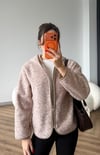 Kapişonlu Teddy Mont Vizon 2514