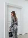 LEOPAR DESEN HIRKA VE PANTOLONLU İKİLİ TAKIM GRİ
