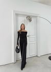 MADONNA YAKA BLUZ VE PANTOLONLU SİMLİ İKİLİ TAKIM