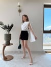Omuz Saçaklı Sandy Bodysuit Beyaz 2269