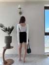 Omuz Saçaklı Sandy Bodysuit Beyaz 2269