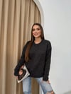 OVERSİZE TRİKO KAZAK ANTRASİT