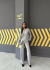 OYS KUMAŞ SWEAT VE PANTOLONLU İKİLİ TAKIM GRİ