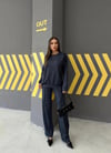 OYS KUMAŞ SWEAT VE PANTOLONLU İKİLİ TAKIM ANTRASİT