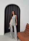 POLİVİSKON YELEK VE PANTOLONLU İKİLİ TAKIM GRİ