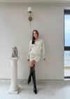 Polo Yaka Belden Drape Detay Modal Elbise Bej 2044