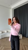 Polo Yaka Triko Kazak Pembe 2564