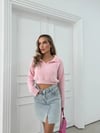 POLO YAKA YUMOŞ TRİKO PEMBE