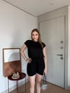 Sırt Dekolte Detay Modal Tulum Siyah 2371