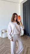 Sweat ve Pantolonlu Modal İkili Takım Taş 2464