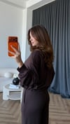 Sweat ve Pantolonlu Modal İkili Takım Kahve 2464