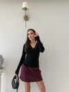 Yaka Ve Kol Dantel Detay Modal Bluz Siyah 2064