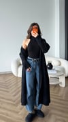 Yumoş Oversize Hırka Siyah 2519
