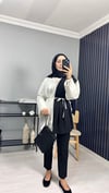 Biye Kuşaklı Trenç Gömlek 
