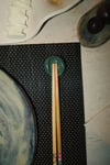 6'lı Stoneware Mavi Sushi Altlığı