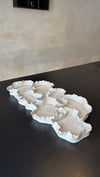Stoneware Beyaz Çoklu Sunum Tabağı