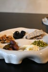 Stoneware Çiçek Sunum Tabağı
