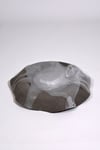 Stoneware Gri Sunum Tabağı