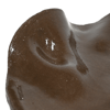 Stoneware Kahverengi Dalgalı Sunum Tabağı