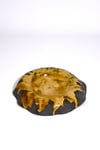Stoneware Karamel Volkan Sunum Tabağı