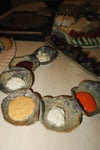 Stoneware Sosluk/Mezelik Sunum Tabağı