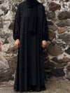 Boncuk Detaylı Abaya