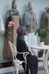 Modal Kupra Yandan Bağcıklı Elbise