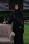 Nakışlı Abaya Şal Takım