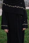 Nakışlı Abaya Şal Takım