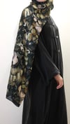 Sedef Düğmeli Abaya Siyah