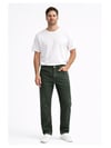 Connemara Jeans Erkek Regular Fit Haki Yeşil Denim Pantolon  Rahat Kalıp