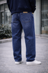 Jeans Erkek Orta Baggy Fit Kot Pantolon Mavi