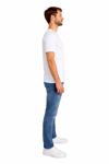 Jeans Erkek Regular Fit Mavi Denim Pantolon – Orta Mavi Günlük Rahat Kesim Kot