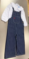 Kız Çocuk Denim Salopet Takım